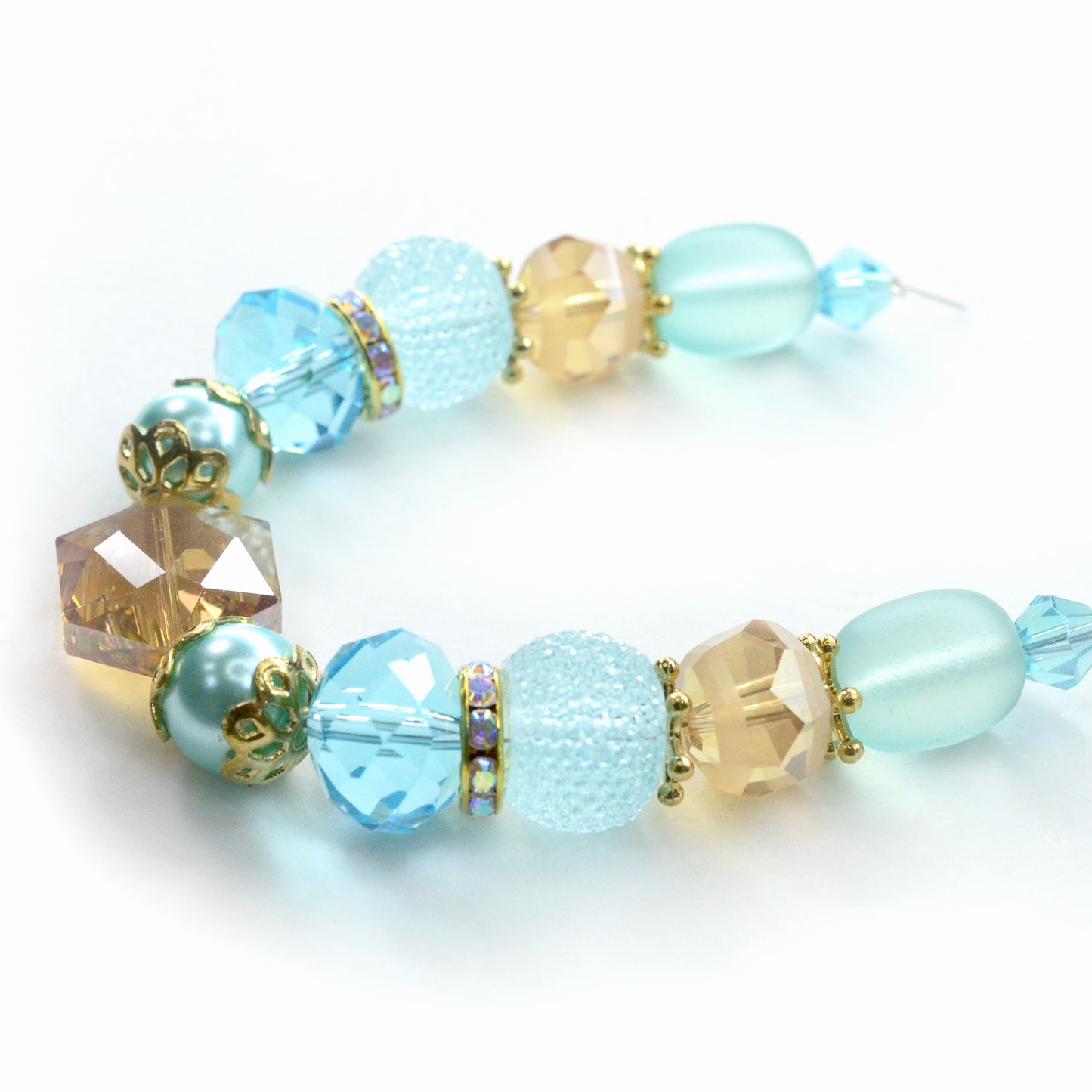 Glass Beads Strands for Jewelry Making and Crafts