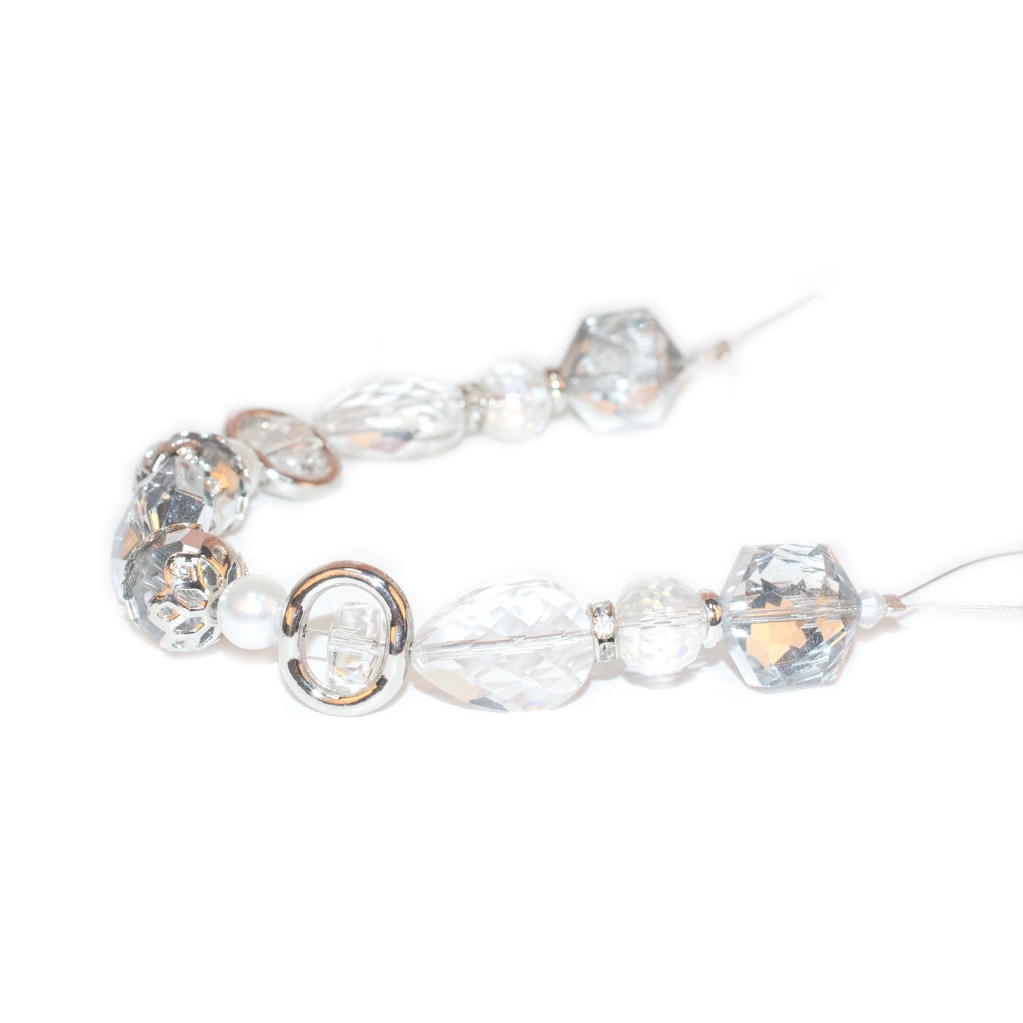 Crystal Glass Beads Strand for Jewelry Making Craft Assorted Beading Kit