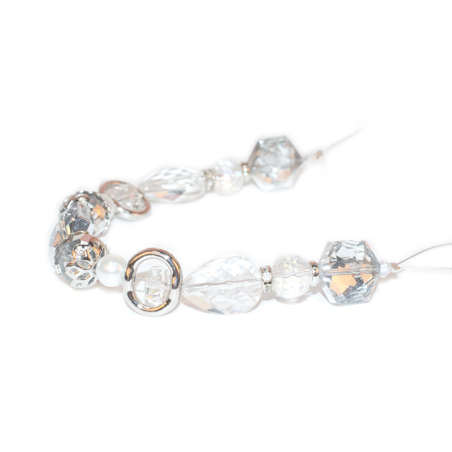 Crystal Glass Beads Strand for Jewelry Making Craft Assorted Beading Kit