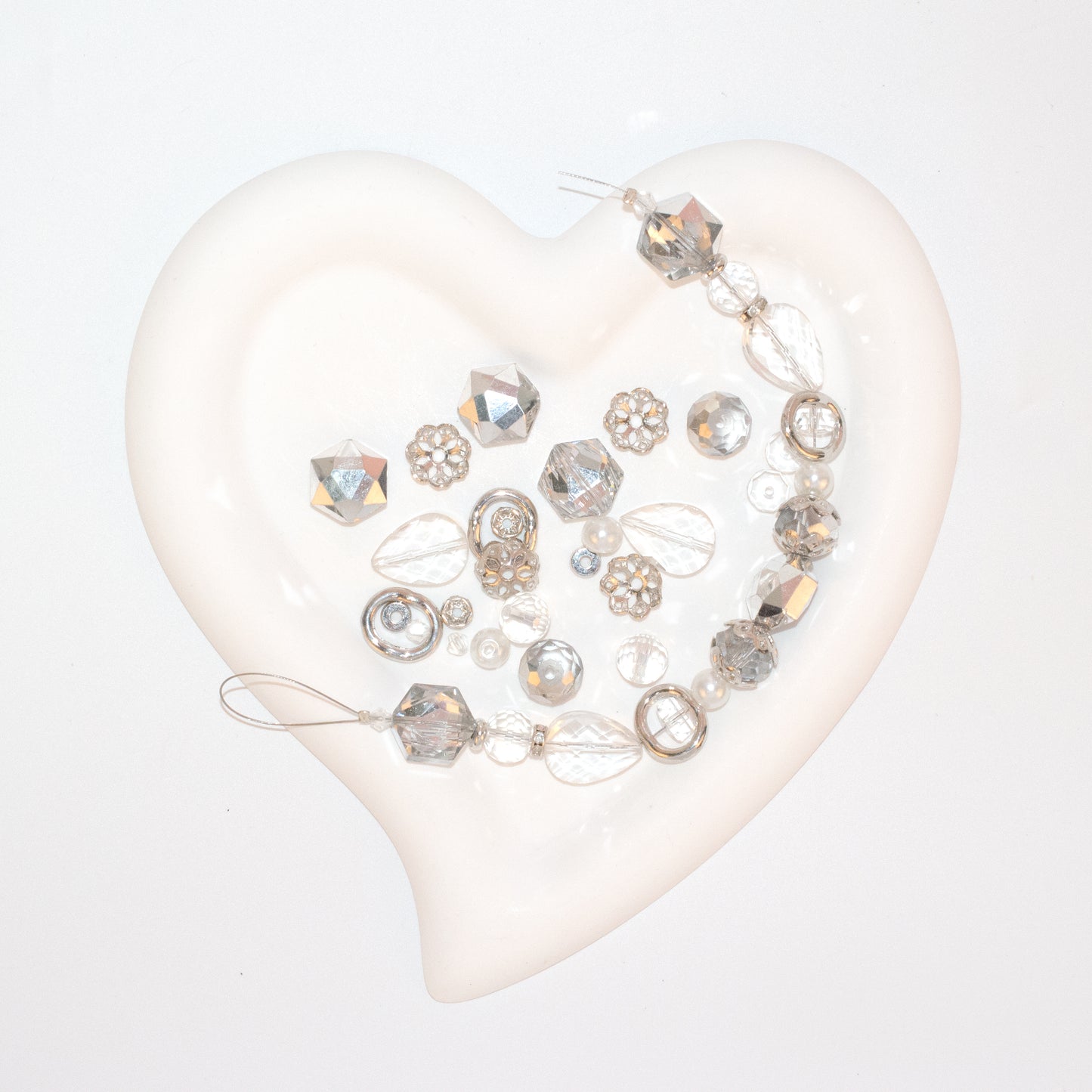 Crystal Glass Beads Strand for Jewelry Making Craft Assorted Beading Kit