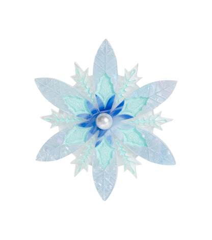 Snowflake Brooch Christmas Statement Jewelry for Women