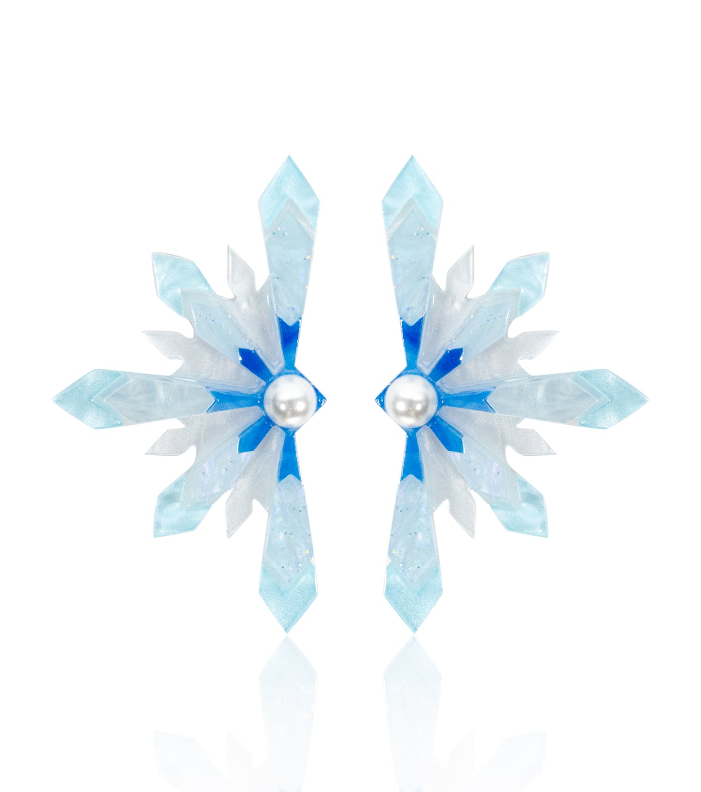 Snowflake Earrings Christmas Statement Jewelry for Women