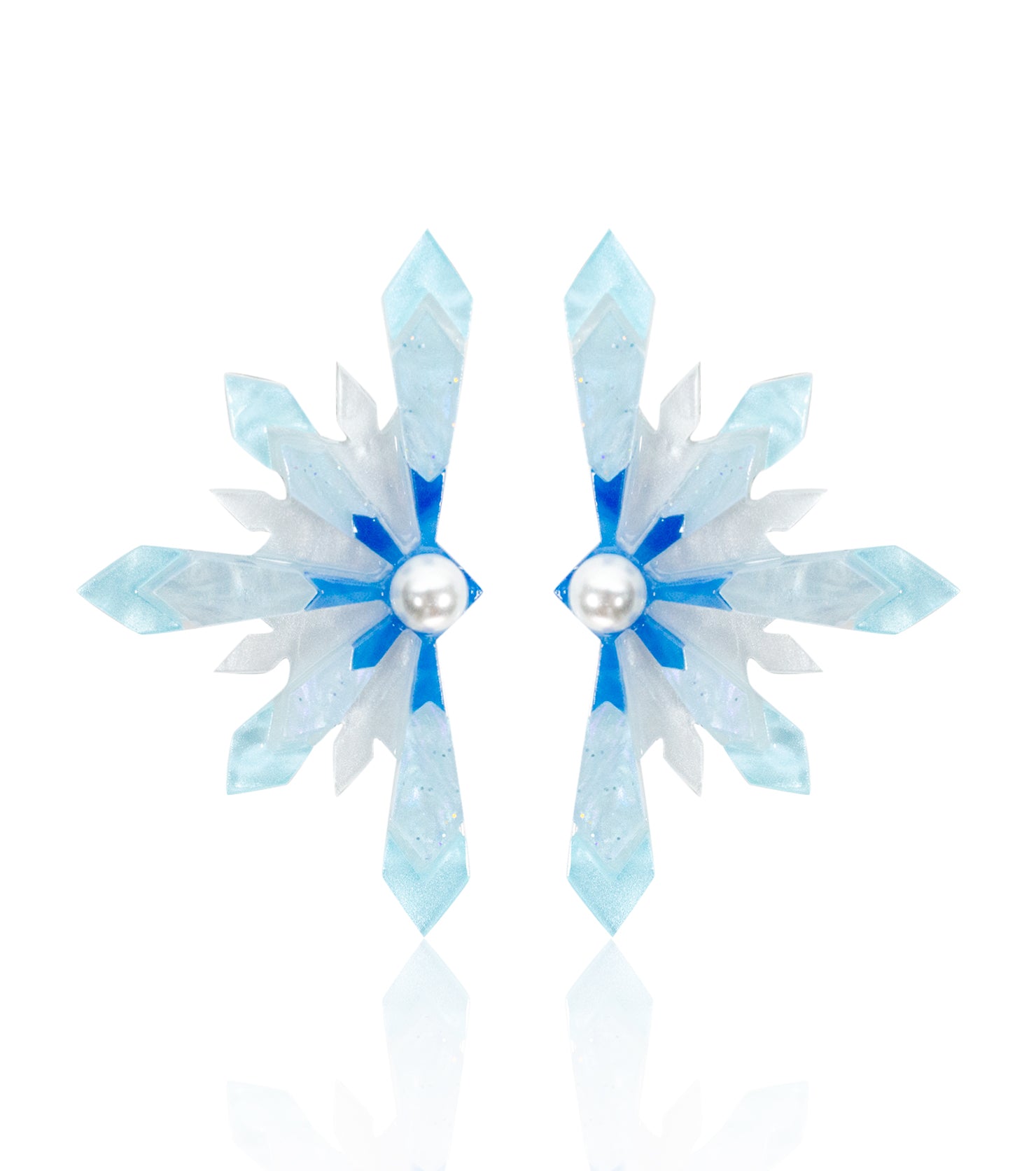 Snowflake Earrings Christmas Statement Jewelry for Women