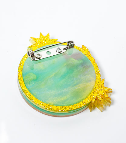 Christmas Ball Brooch Christmas Statement Jewelry for Women