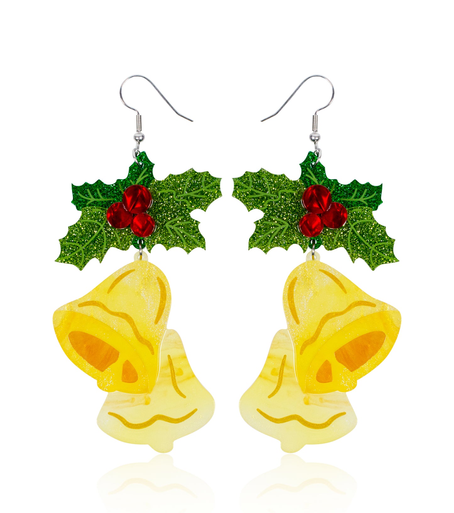 Jingle Bell Earrings Christmas Statement Jewelry for Women