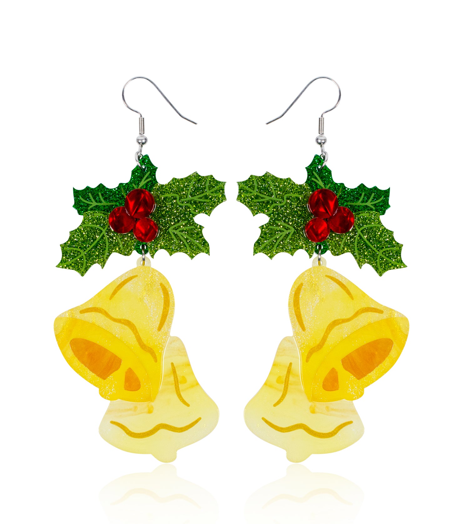 Jingle Bell Earrings Christmas Statement Jewelry for Women