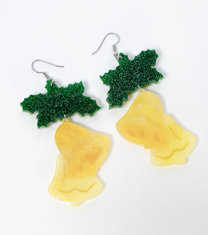 Jingle Bell Earrings Christmas Statement Jewelry for Women