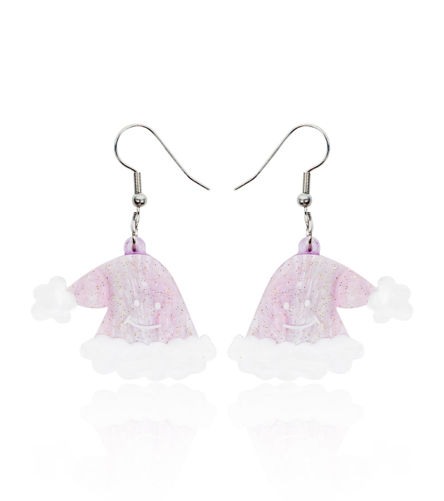 Santa Hat Earrings Christmas Statement Jewelry for Women