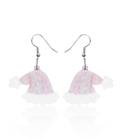 Santa Hat Earrings Christmas Statement Jewelry for Women