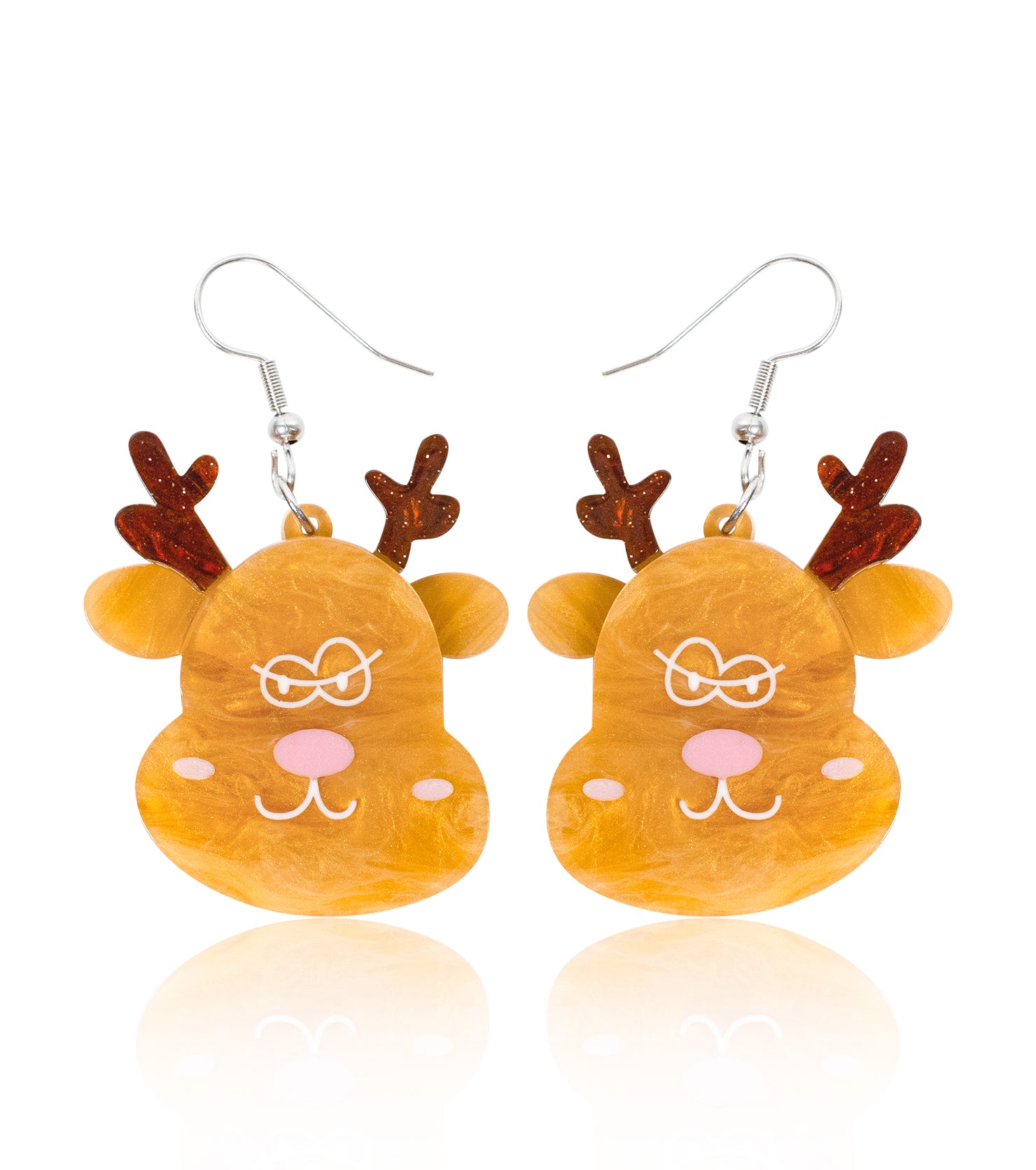 Reindeer Earrings Christmas Statement Jewelry for Women