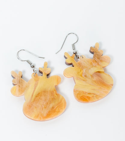 Reindeer Earrings Christmas Statement Jewelry for Women