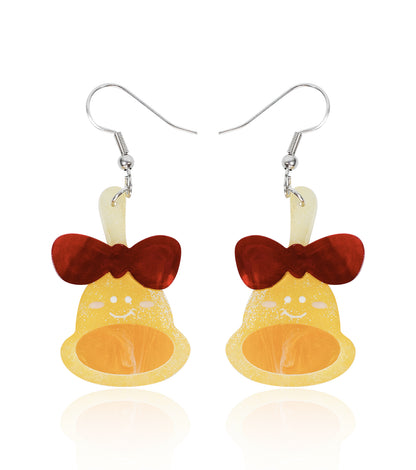 Christmas Bell Earrings Christmas Statement Jewelry for Women