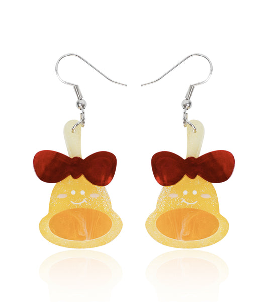 Christmas Bell Earrings Christmas Statement Jewelry for Women