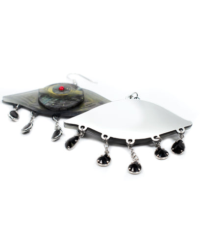 Eyes Earrings Acrylic Resin Halloween Statement Jewelry for Women