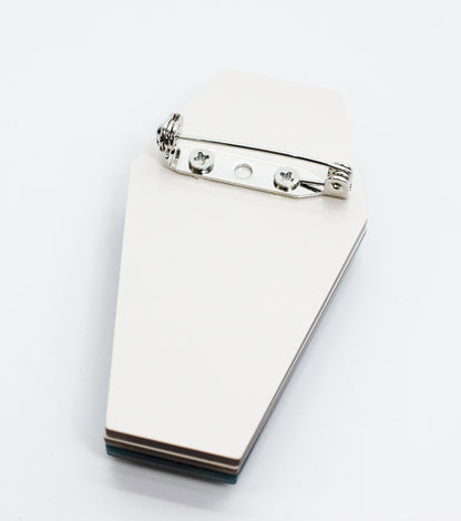 Bats Brooch Acrylic Resin Halloween Statement Jewelry for Women