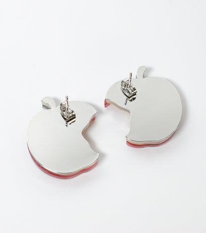 Red Apple Earrings Christmas Statement Jewelry for Women