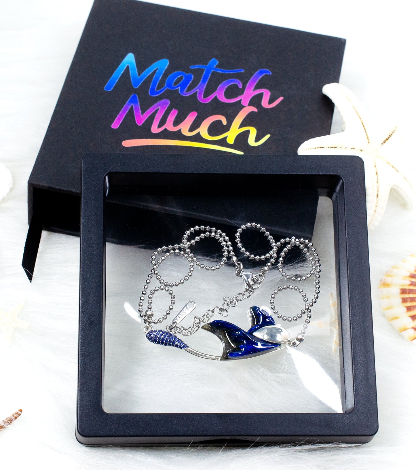 Manta Necklace Ocean Acrylic Resin Statement Jewelry for Women