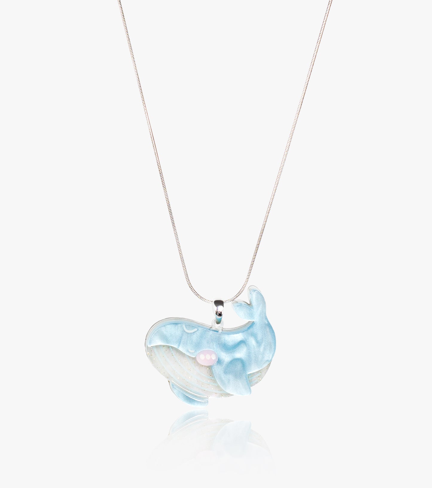 Whale Necklace Ocean Acrylic Resin Statement Jewelry for Women