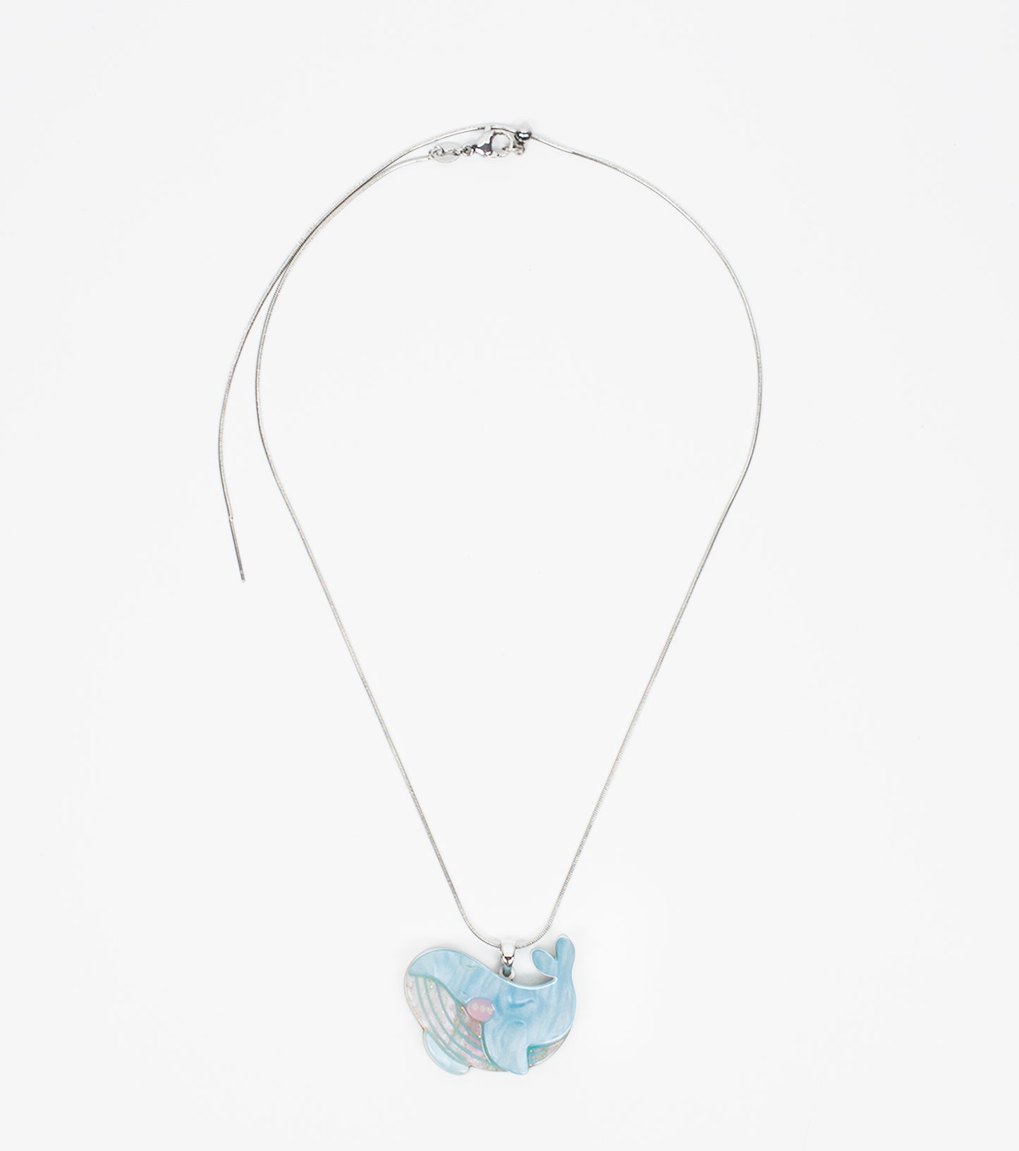 Whale Necklace Ocean Acrylic Resin Statement Jewelry for Women