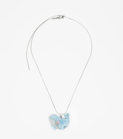 Whale Necklace Ocean Acrylic Resin Statement Jewelry for Women
