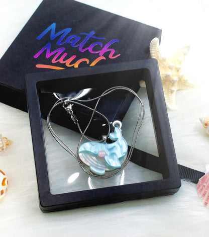 Whale Necklace Ocean Acrylic Resin Statement Jewelry for Women