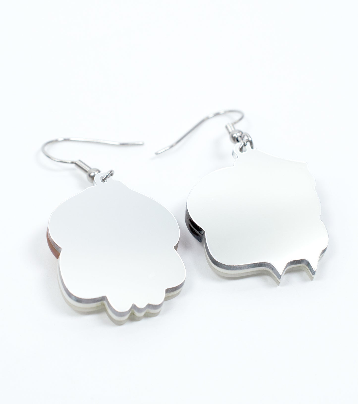 Cat Pumpkin on Ghost Earrings Acrylic Resin Halloween Statement Jewelry for Women